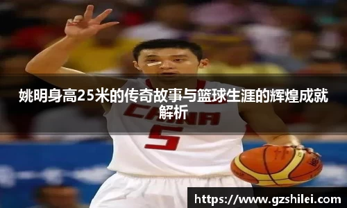姚明身高25米的传奇故事与篮球生涯的辉煌成就解析